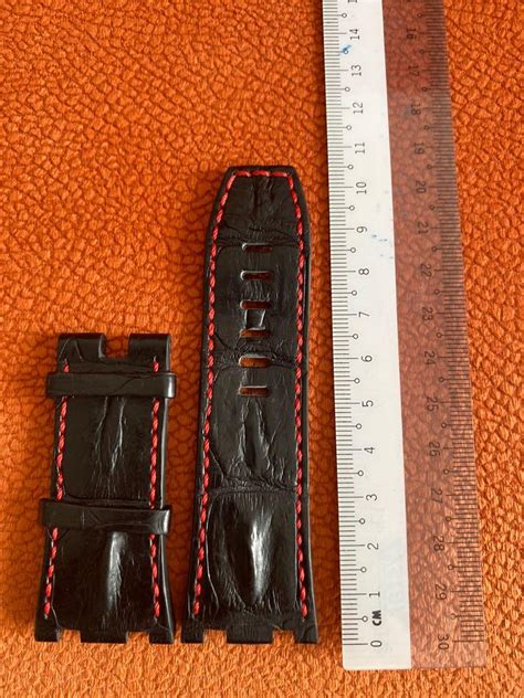 audemars piguet leather watch straps|audemars piguet hornback strap.